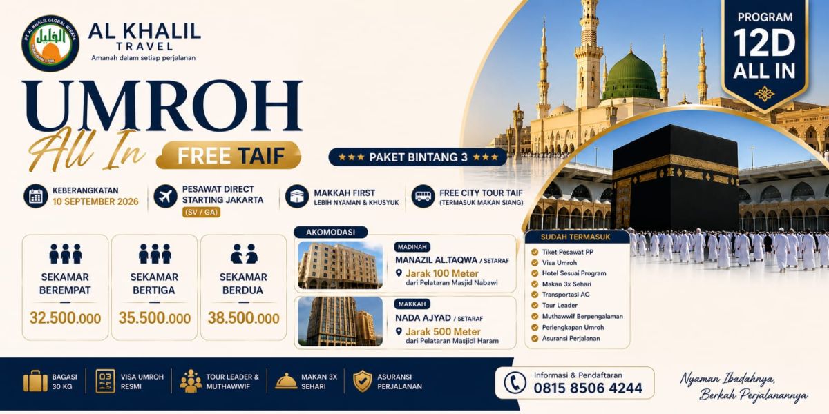 UMROH All In FREE TAIF